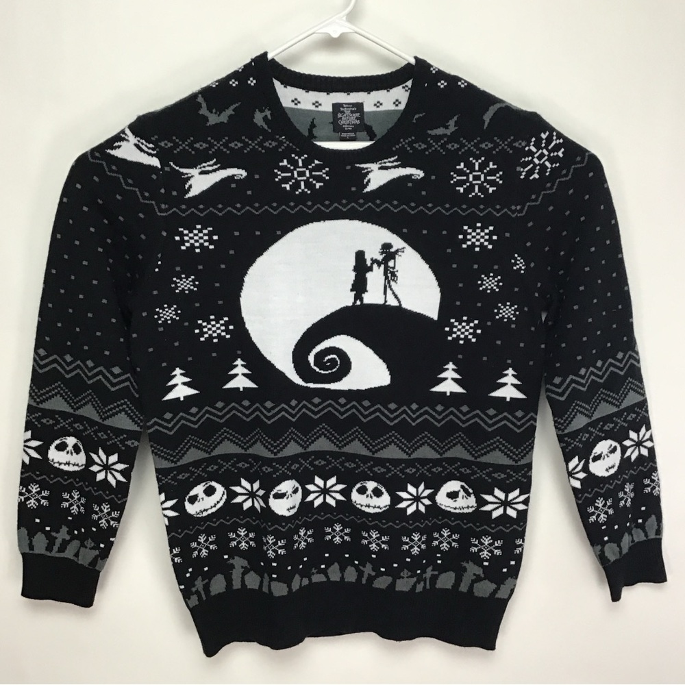 Disney Nightmare Before Christmas men’s long sleeve Christmas sweater large